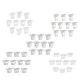 Max 10Pcs Mesh Pot Net Cup Basket Hydroponic Plant Grow Round 34x17x35mm
