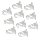 Max 10Pcs Mesh Pot Net Cup Basket Hydroponic Plant Grow Round 34x17x35mm