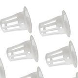 Max 10Pcs Mesh Pot Net Cup Basket Hydroponic Plant Grow Round 34x17x35mm