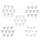 Max 10Pcs Mesh Pot Net Cup Basket Hydroponic Plant Grow Round 34x17x35mm