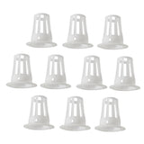 Max 10Pcs Mesh Pot Net Cup Basket Hydroponic Plant Grow Round 34x17x35mm
