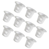 Max 10Pcs Mesh Pot Net Cup Basket Hydroponic Plant Grow Round 46x27x35mm