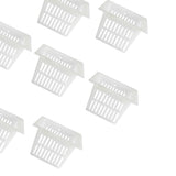 Max 10Pcs Mesh Pot Net Cup Basket Hydroponic Plant Grow Square 57x37x35mm