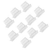 Max 10Pcs Mesh Pot Net Cup Basket Hydroponic Plant Grow Square 57x37x35mm