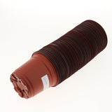 Max Double Color Seedlings Flower Plants Plastic Pots Nursery Container 120mm