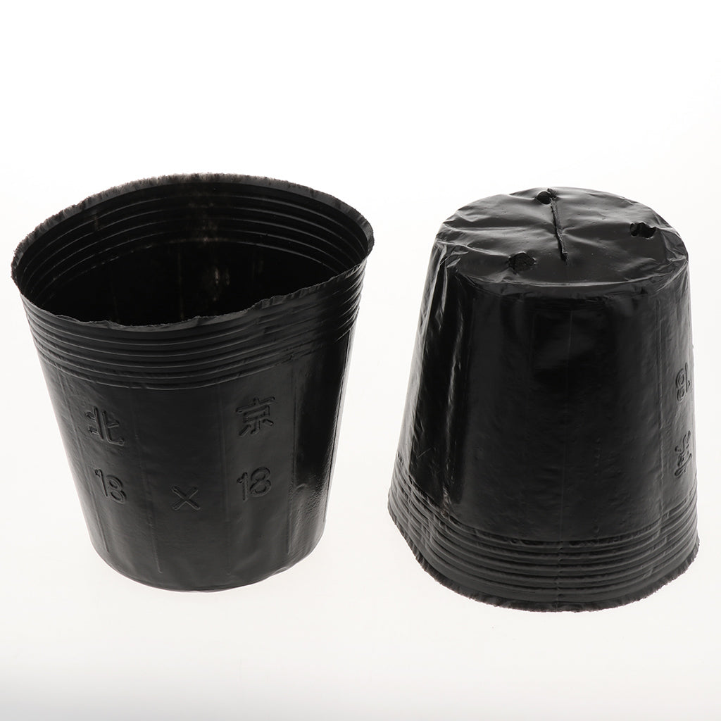 Max 100 Pieces Flower Plant Nursery Pot Plant Flower Seedling Container C