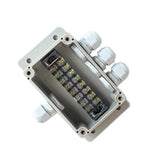 Max IP66 Waterproof Electrical Junction Box Cable Glands 132x69x50mm 1 in 3 out