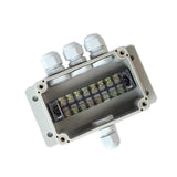 Max IP66 Waterproof Electrical Junction Box Cable Glands 132x69x50mm 1 in 3 out