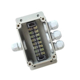 Max IP66 Waterproof Electrical Junction Box Cable Glands 132x69x50mm 1 in 3 out