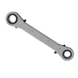 Max Steel Support Offset Ratchet Double Ring Box Wrench Spanner Metric 7-9mm
