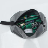 Max Zipper Tools Bag Multifunctional Oxford Cloth Pouch Organizer Grey L 1680D