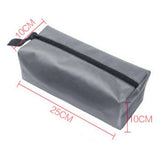 Max Zipper Tools Bag Multifunctional Oxford Cloth Pouch Organizer Grey L 1680D