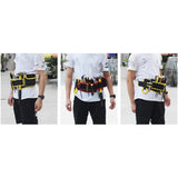 Max Oxford Cloth Thickening Tool Bags Large Toolkit with Adjustable Belt Yellow2