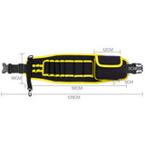 Max Oxford Cloth Thickening Tool Bags Large Toolkit with Adjustable Belt Yellow2