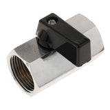 Max Male/Female Thread Mini Brass Ball Valve Flow Control Gas Oil Water Female 25mm