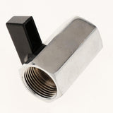 Max Male/Female Thread Mini Brass Ball Valve Flow Control Gas Oil Water Female 25mm