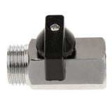 Max Male/Female Brass Ball Valve Threaded Shut-Off Switch Handle Valve Connector DN15