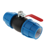 Max PE plastic valve - straight valve - plastic & steel core 50mm Steel Core 50mm Steel Core