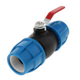Max PE plastic valve - straight valve - plastic & steel core 50mm Steel Core 50mm Steel Core