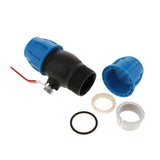 Max PE plastic valve - straight valve - plastic & steel core 50mm Steel Core 50mm Steel Core