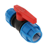 Max PE plastic valve - straight valve - plastic & steel core 20mm Plastic Core