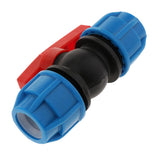 Max PE plastic valve - straight valve - plastic & steel core 20mm Plastic Core