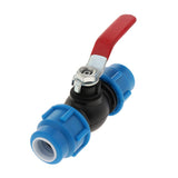 Max PE plastic valve - straight valve - plastic & steel core 20mm Steel Core