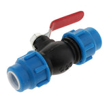 Max PE plastic valve - straight valve - plastic & steel core 20mm Steel Core