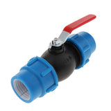 Max PE plastic valve - straight valve - plastic & steel core 50mm Steel Core 40mm Steel Core