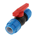 Max PE plastic valve - straight valve - plastic & steel core 32mm Plastic Core
