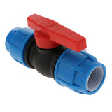 Max PE plastic valve - straight valve - plastic & steel core 32mm Plastic Core
