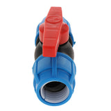 Max PE plastic valve - straight valve - plastic & steel core 32mm Plastic Core