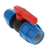 Max PE plastic valve - straight valve - plastic & steel core 40mm Plastic Core