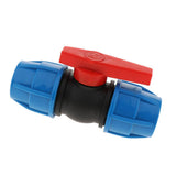 Max PE plastic valve - straight valve - plastic & steel core 40mm Plastic Core