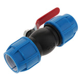 Max PE plastic valve - straight valve - plastic & steel core 32mm Steel Core