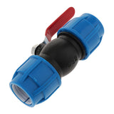 Max PE plastic valve - straight valve - plastic & steel core 32mm Steel Core