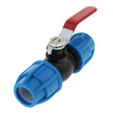 Max PE plastic valve - straight valve - plastic & steel core 25mm Steel Core