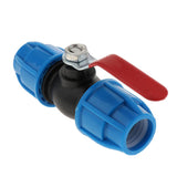 Max PE plastic valve - straight valve - plastic & steel core 25mm Steel Core