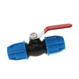 Max PE plastic valve - straight valve - plastic & steel core 25mm Steel Core
