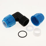 Max Quick Connect Push Fittings Curved Connector Tube Pipe Fittings 1inch