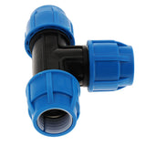 Max PE Quick Connect Push Tube Tee Union Coupler Pneumatic Push in Fitting 32mm