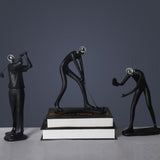 Max Resin Sports Sculpture Desktop Bookshelf Statue Home Office Decorations I