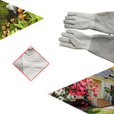 Max Long Sheepskin Beekeeping Gloves Elasticated Beekeeper Tool Bee Supply M