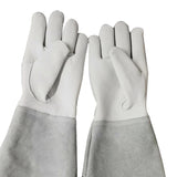 Max Long Sheepskin Beekeeping Gloves Elasticated Beekeeper Tool Bee Supply M