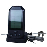 Max Digital Cooking Probe Thermometer and Timer for Cooking BBQ Black