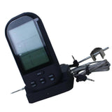 Max Digital Cooking Probe Thermometer and Timer for Cooking BBQ Black