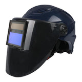 Max Solar Auto Darkening Welding Helmet Flip Up Glasses Eye Protection Blue