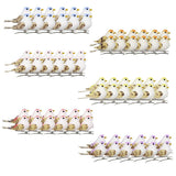 Max Maxb 12Pcs Artificial Mini Decorative Foam Birds for Crafts Garden Decor Red