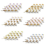 Max Maxb 12Pcs Artificial Mini Decorative Foam Birds for Crafts Garden Decor Red