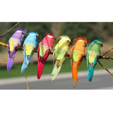 Max Maxb 12Pcs Foam Birds Feather Simulation Parrot for Party Wedding Decor with Claw